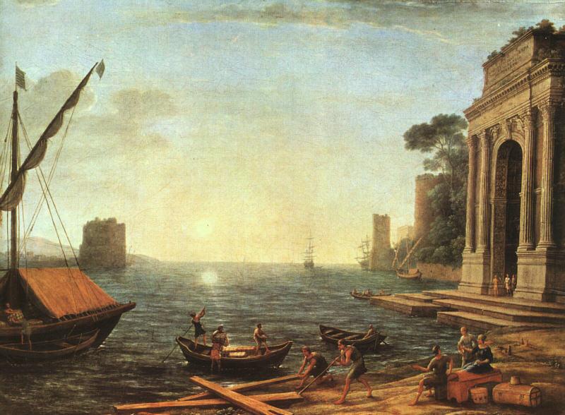 Claude Lorrain A Seaport